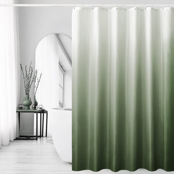 Grey Shower Curtain Grey and White Ombre Shower Curtains for Bathroom  Luxury Hotel Spa , Machine Washable, Decorative Bathroom Curtain, Grey  Linen