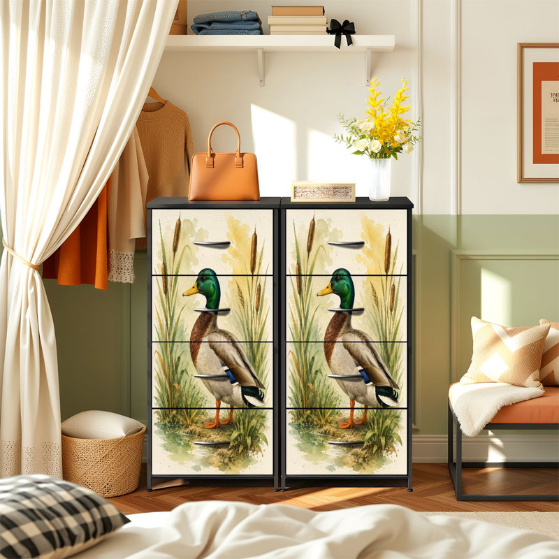 Commode de rangement verticale 4 tiroirs