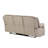 Global United Transitional Microfiber Fabric Upholstered Sofa