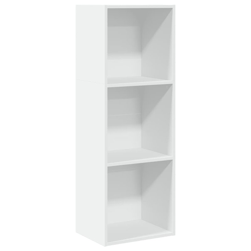 Analuisa Bookcase, (2 Shelves) 114cm H x 40cm W x 30cm D, White