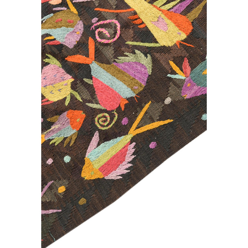 Tapis brun foncé Nathanael