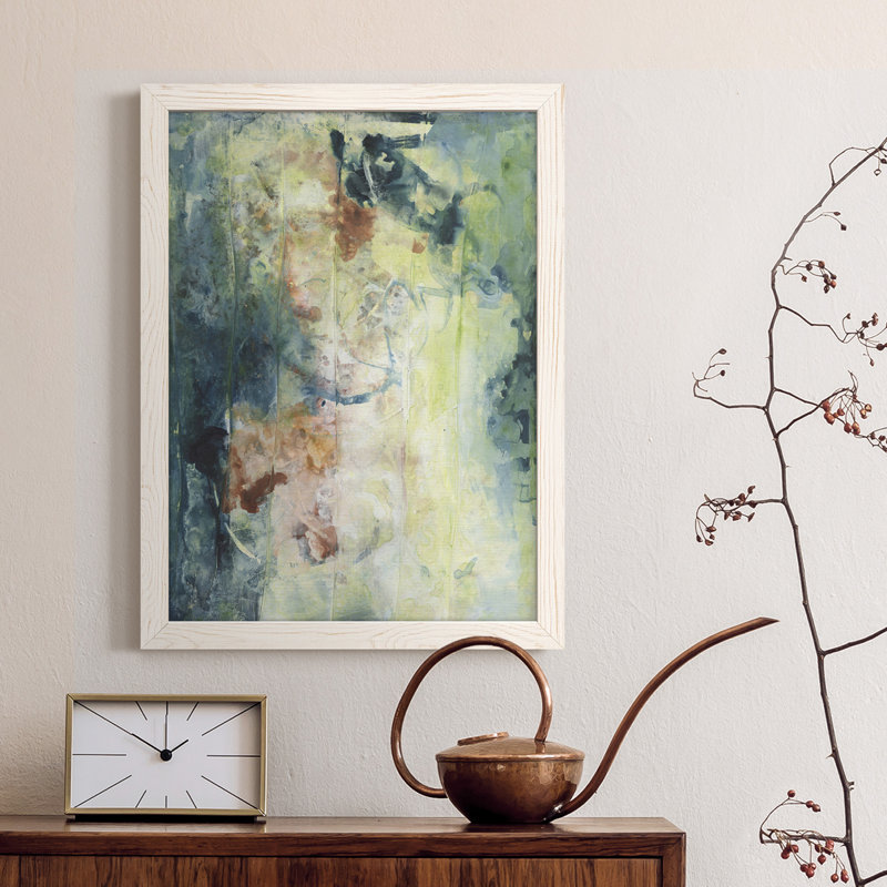 Nature's Elements I - Toile encadrée de qualité supérieure - prête à être accrochée, H 32 po x l 23 po x P 1 po, Blanc