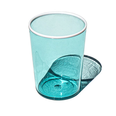 Contrast Acrylic Drinking Glass - Turquoise - 16.8 oz - Set of 6