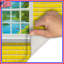 Tapis de bain mural jaune en brique-129210830