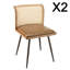 Alphon 48cm H Side Chair in Brown