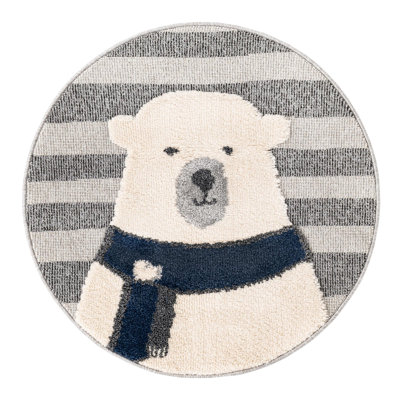Unique Loom Snowman Whimsy Kids Rug