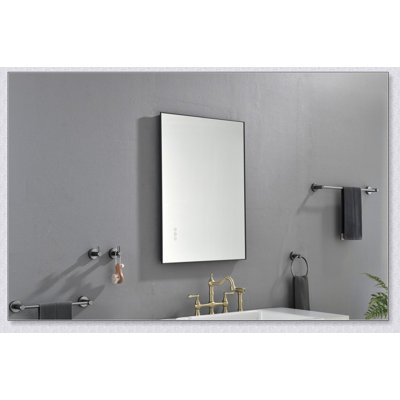 32 x 24Inch LED Mirror Bathroom Vanity Mirror with Back Light, Wall Mount Anti-Fog Memory Large Adjustable Vanity Mirror