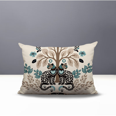 Zim Leopard Reversible Indoor/Outdoor Lumbar Pillow