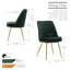 47cm H Velvet Upholstered Side Chair-473845957