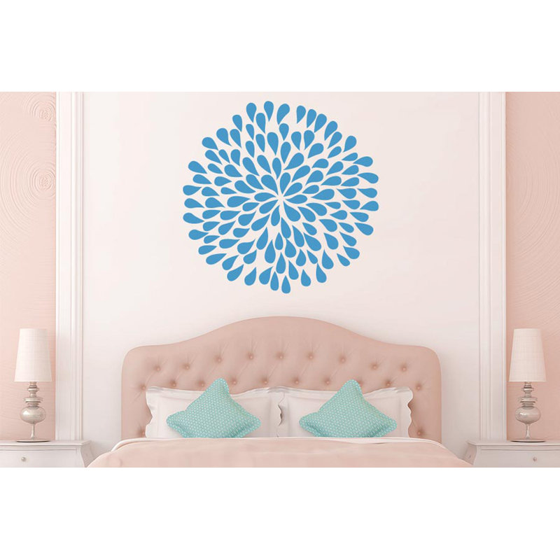 Plants & Flowers Wall Decal, Blue