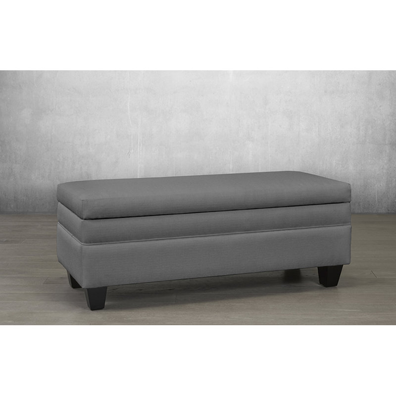 Banc de rangement Morganna, Gris