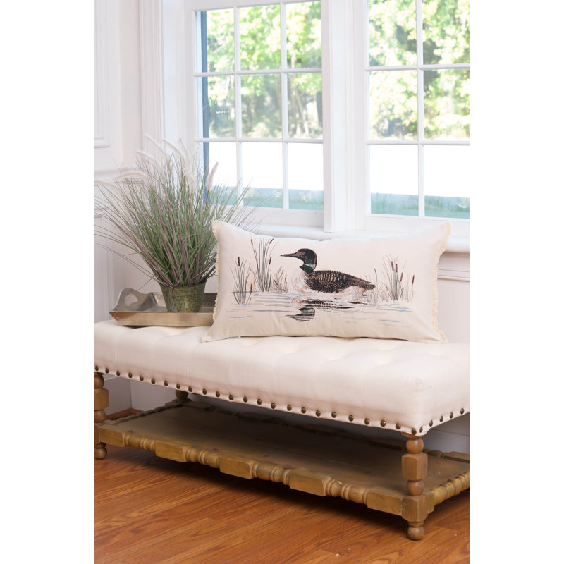Lake Loon Indoor Lumbar Pillow
