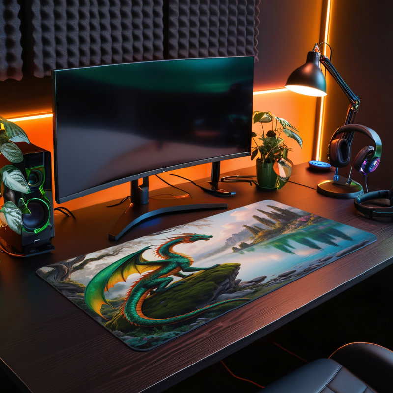 Polyester Desk Pad, 23.6x13.8