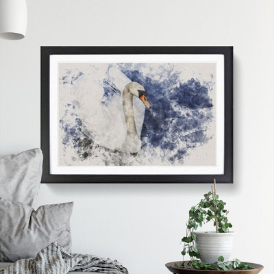White Swan Vol.2 - Picture Frame Graphic Art