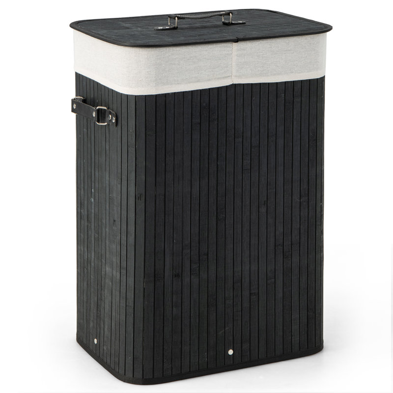 Bamboo Laundry Hamper with Handles