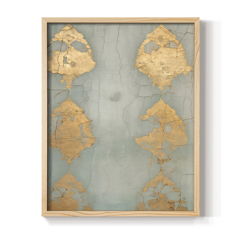 Vintage Abstract Print VIII, 10" H x 8" W, Natural