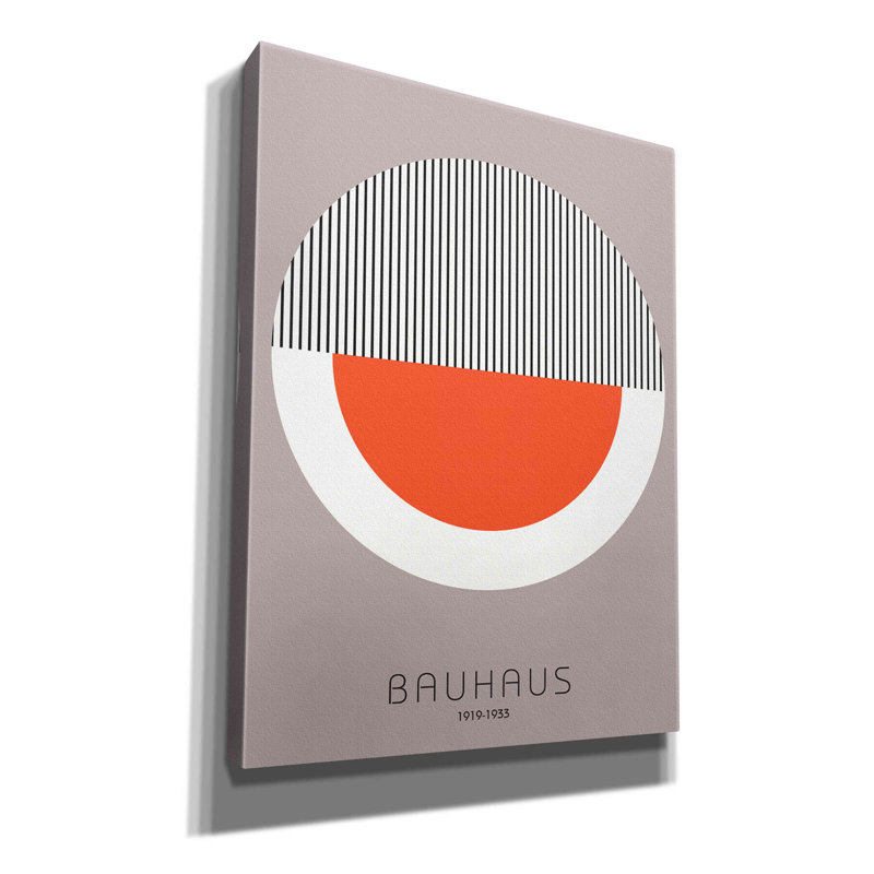 «Bauhaus 9» par Design Fabrikken, estampe numérique sur toile, H 16 po x l 12 po x P 0,75 po