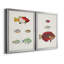 Colorful Tropical Fish I - ensemble de 2 reproductions d'art sur toile-1102423569-1102423599