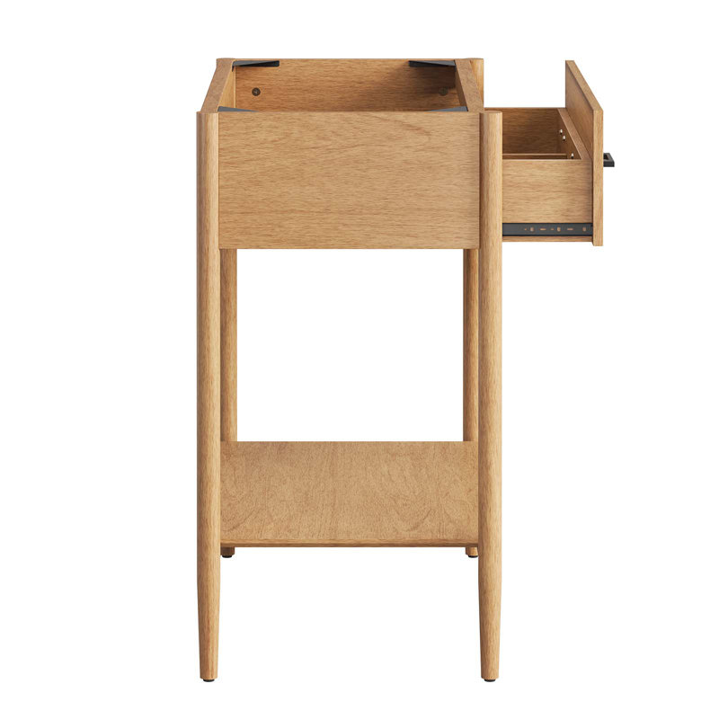 Base de meuble-lavabo simple 29 po Modway Zaire, Naturel