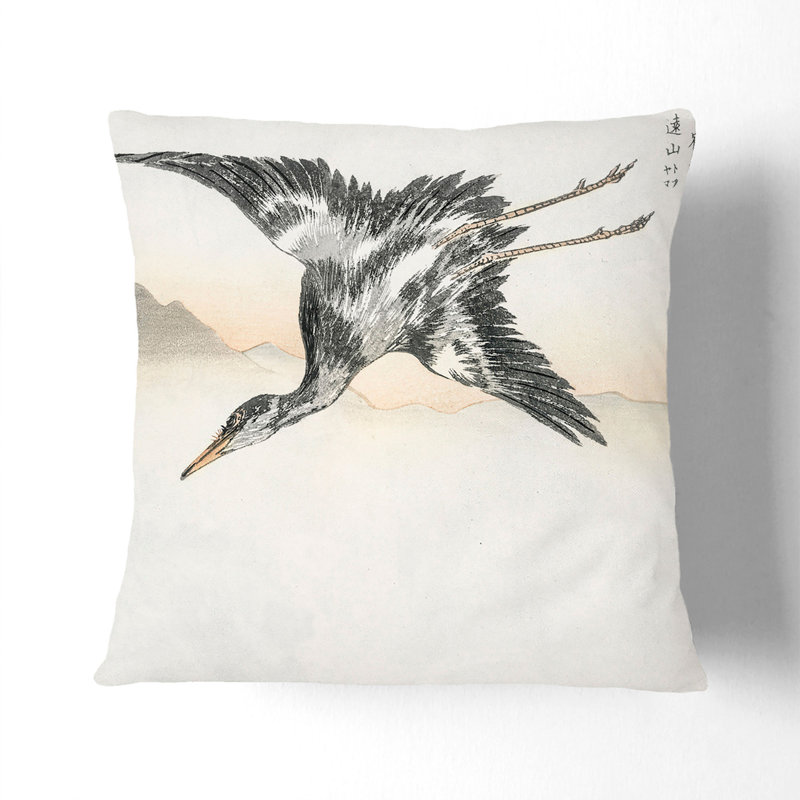 Floral Square Throw Cushion, 55cm H x 55cm W x 20cm D