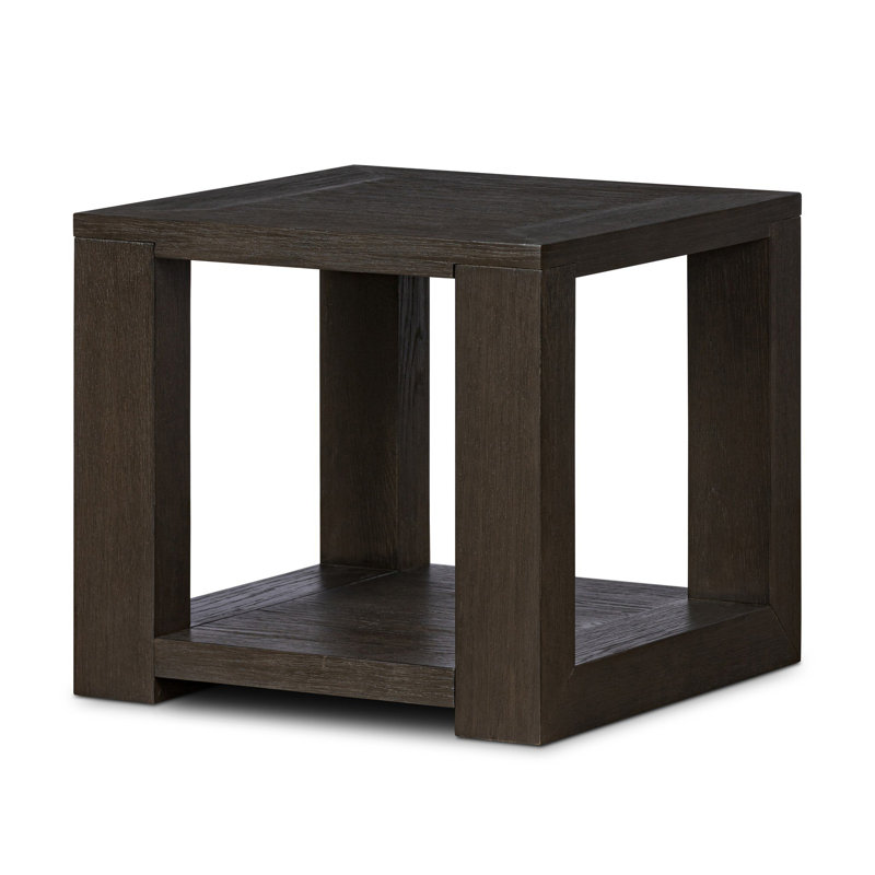 Thomas End Table-Dark Anthracite Oak Veneer, Dark Anthracite Oak
