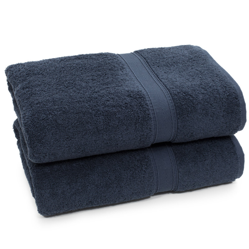 Sinemis Super Plush Bath Towel, Navy