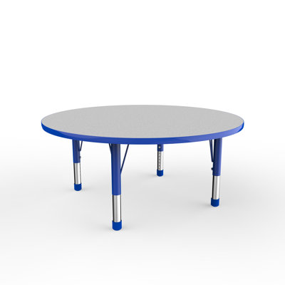 Collaborative Laminate Adjustable Round Activity Table