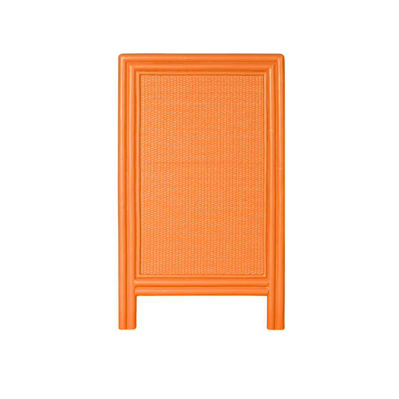 Aruba 4 - Drawer Nightstand, Citrus Orange