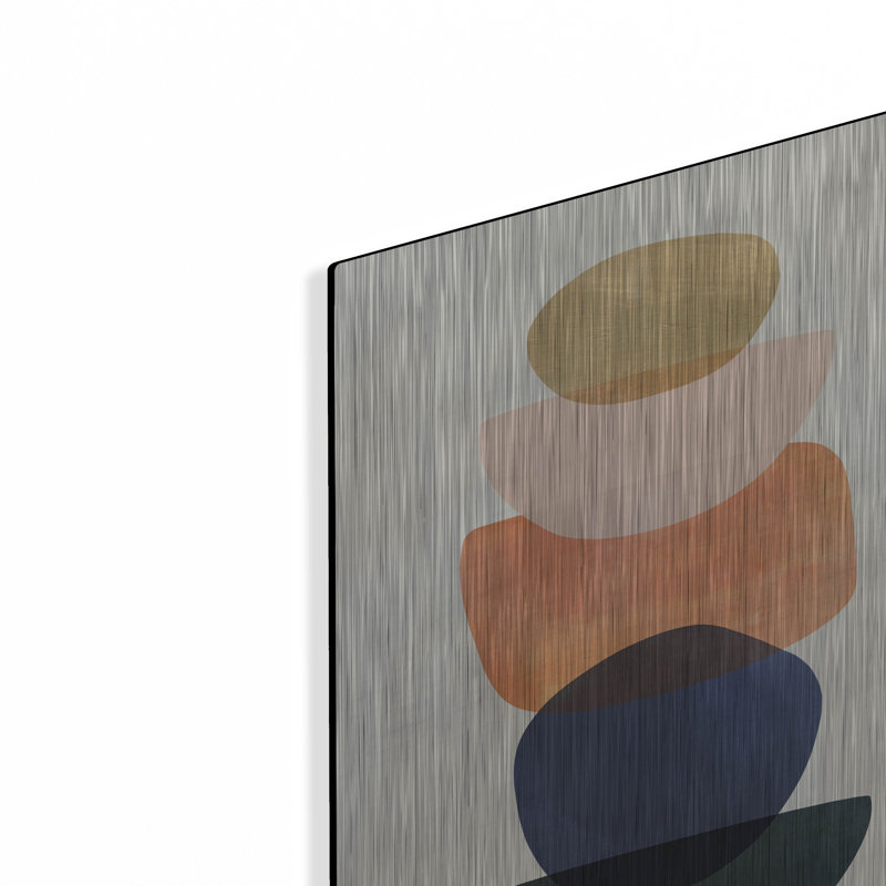 «Mod Pods II» par Grace Popp, verre d'art mural en métal, H 16 po x l 12 po