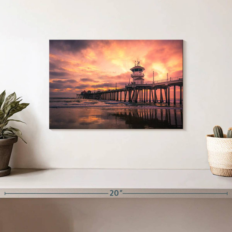 Mystical huntington pier Aletra, H 8 po x l 12 po