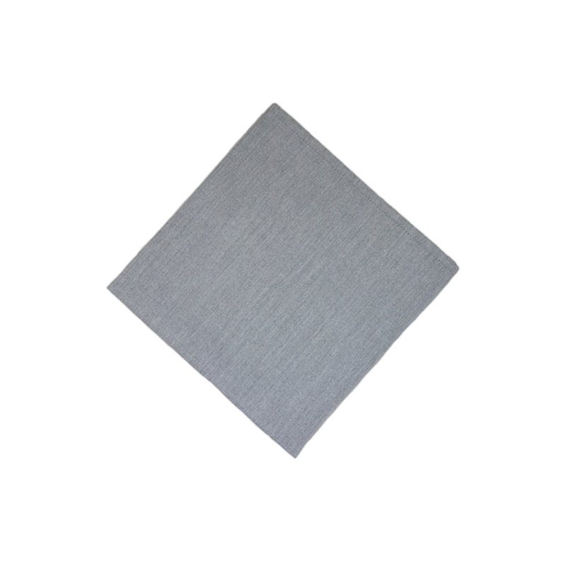 Polyester Square Napkin, Light Gray