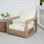 Chaise de patio avec coussins Richmond
