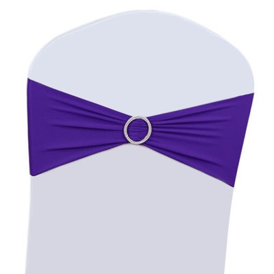 Housse de protection extensible à boucle avec coulisse de fête de mariage