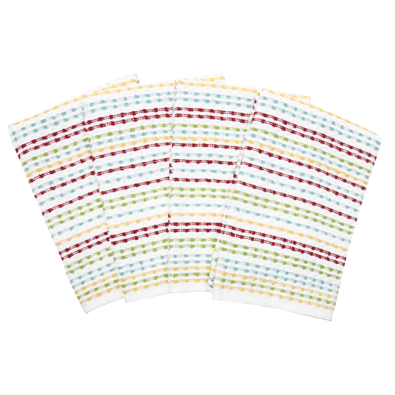 RITZ Cotton Pebble Bar Mop Towels, Multi