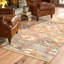 Tapis tissé à la main en laine / coton Elan tissé à la main en rouge clair / beige-20944623