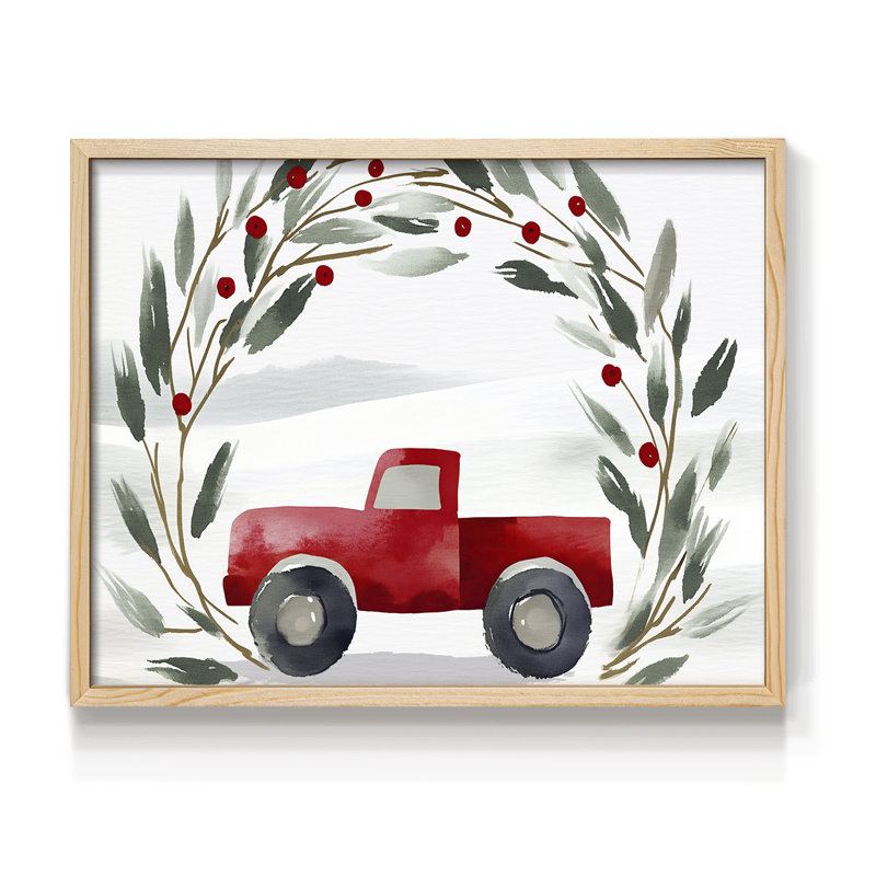Art de Noël - DCXLVI - Reproduction encadrée - Restickable, H 8 po x l 10 po, Naturel