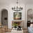 40.6" W 12-Light Dimmable Wagon Wheel Chandelier-1883130892