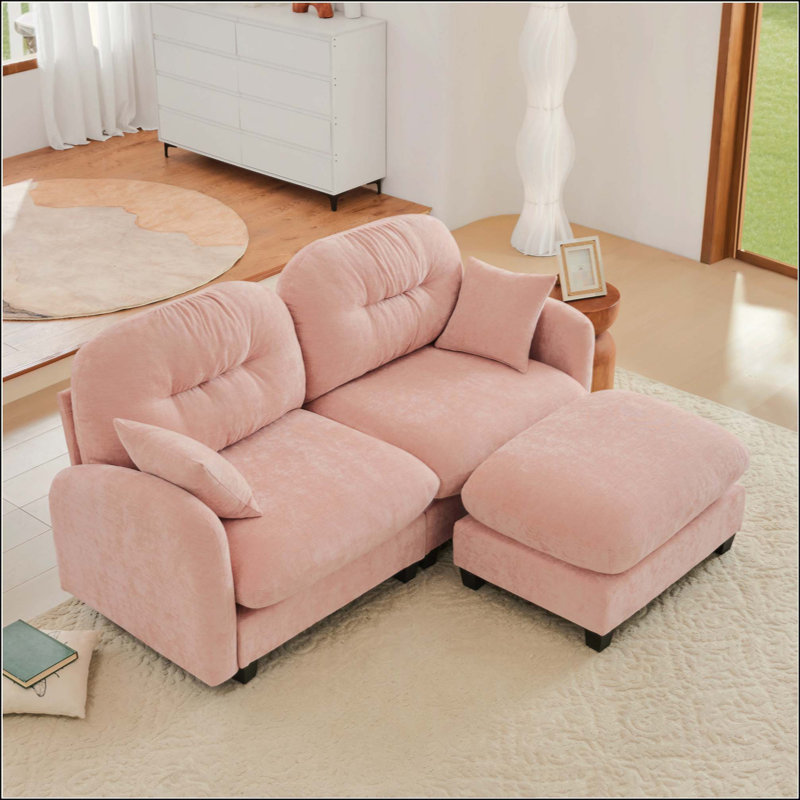 Canapé modulaire en L avec repose-pieds Cloud