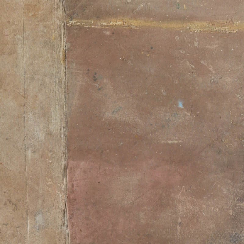 Ochre Painting by Paul Meyer, 40" H x 40" W
