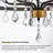 6 Light Drum Lantern Chandelier