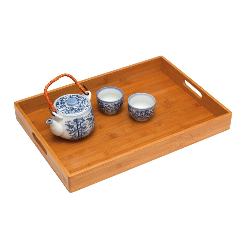 Plateau en bambou, solide