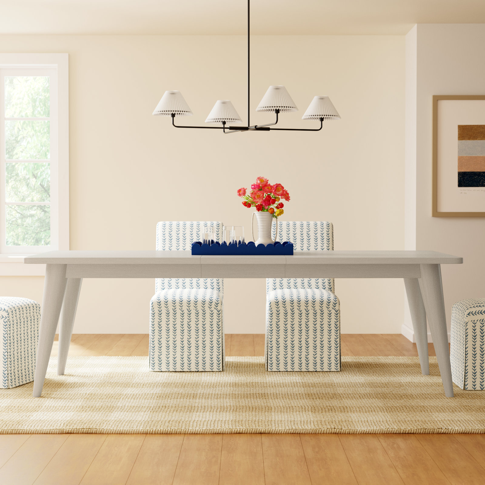 Shannen 76" Extendable Dining Table