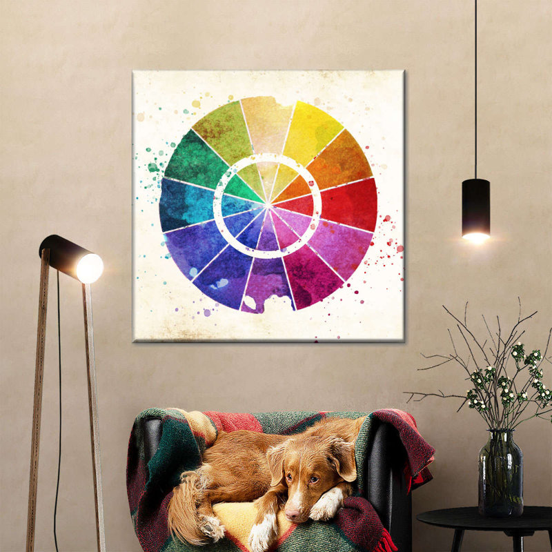 " Basic Color Wheel " by EduCrafts Designs, 16" H x 16" W x 1.25" D