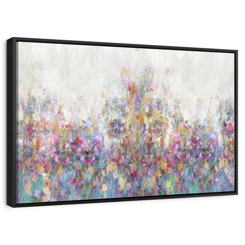 Couvert matinal, Cadre flottant noir, 40 po x 27 po