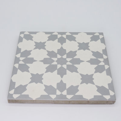 Ahfir 8" x 8" Cement Singular Wall & Floor Tile