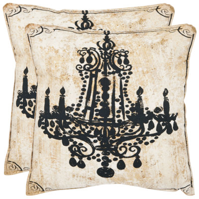 Welleron Cotton Reversible Throw Pillow