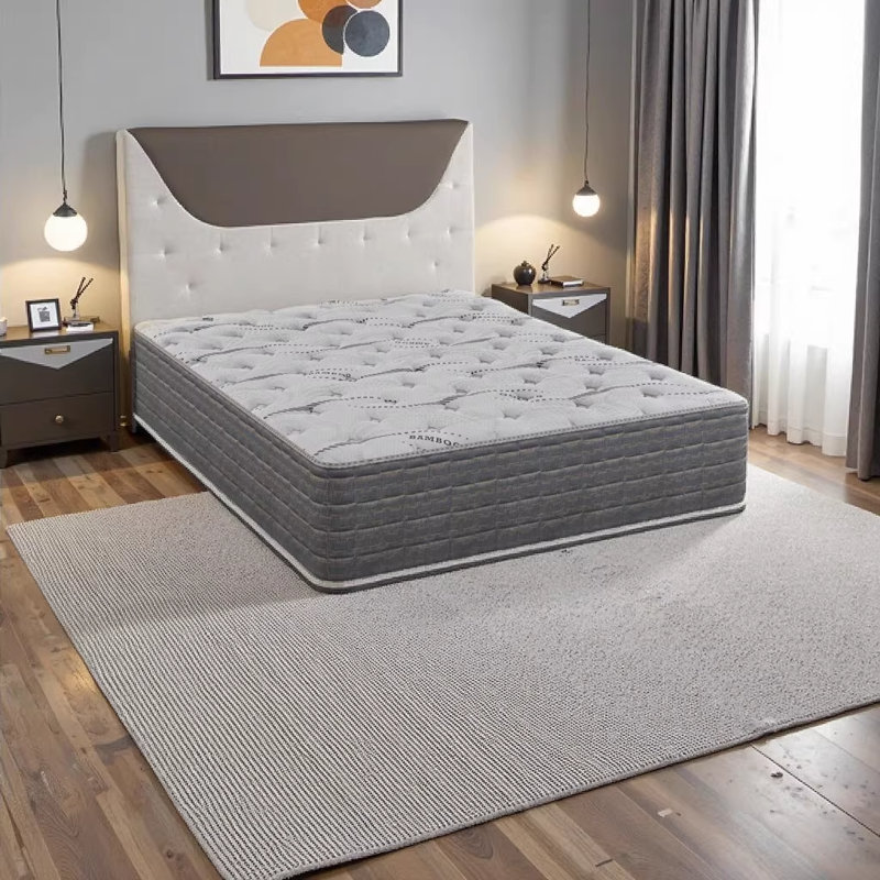 13.5" DreamFlex CoolTouch Bamboo Full Mattress - Two-Sided Plush with Quad Coil Support & Temperature Regulation