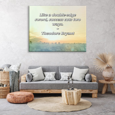World Menagerie Gallery Wrapped Canvas By Susan David: "Discomfort is the price of admission to a meani