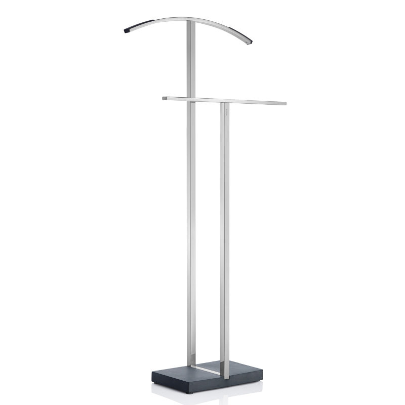 Menoto Stainless Steel Freestanding Valet Stand, Polished