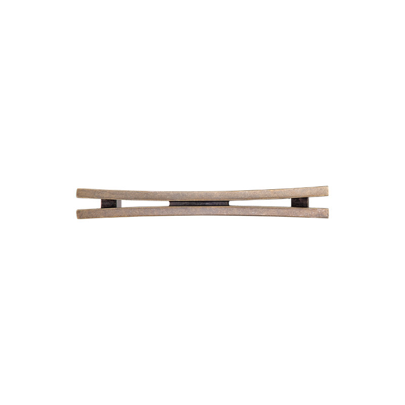 Flared 5" Center to Center Bar pull, German Bronze